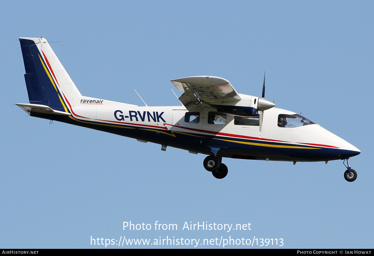 Aircraft Photo of G-RVNK | Partenavia P-68B Victor | Ravenair | AirHistory.net #139113