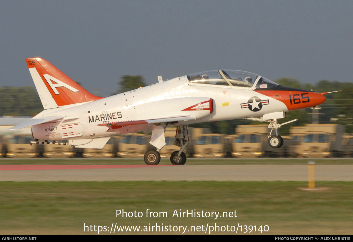 Aircraft Photo of 165607 | McDonnell Douglas T-45C Goshawk | USA - Marines | AirHistory.net #139140