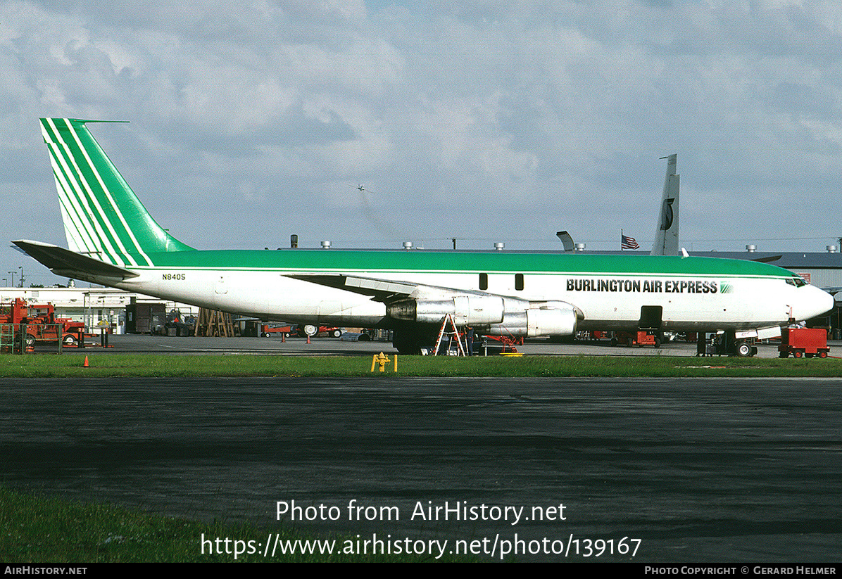 Aircraft Photo of N8405 | Boeing 707-323C | Burlington Air Express | AirHistory.net #139167