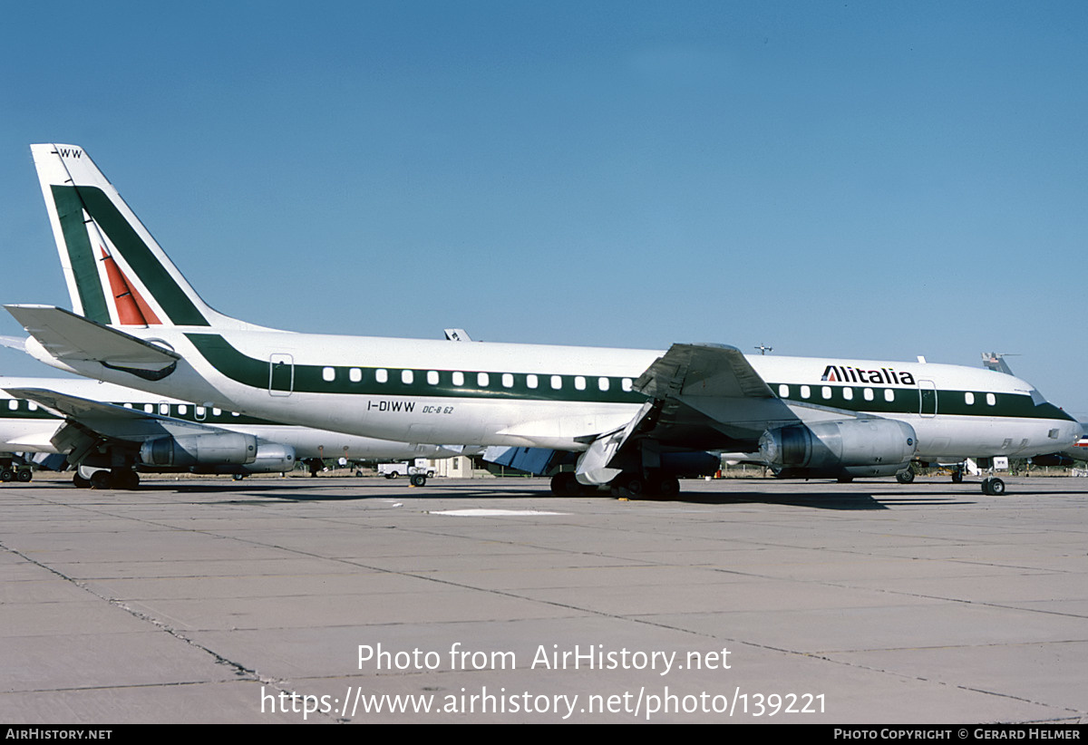 Aircraft Photo of I-DIWW | McDonnell Douglas DC-8-62H | Alitalia | AirHistory.net #139221