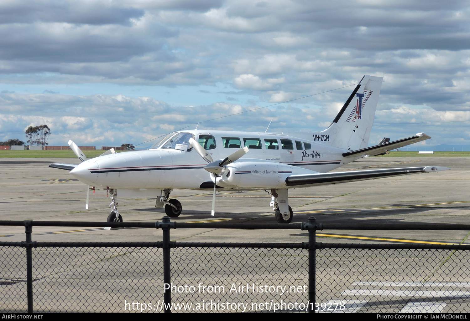 Aircraft Photo of VH-CCN | Cessna 404 Titan | Par-Avion | AirHistory.net #139278