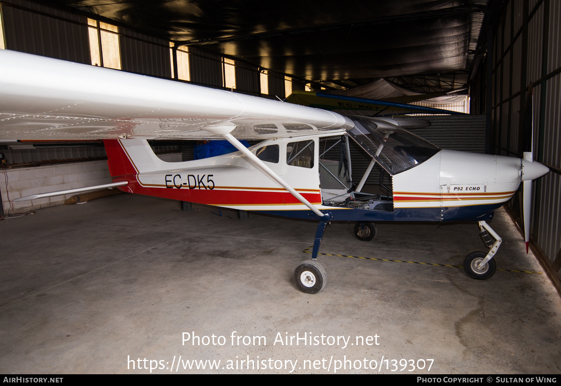 Aircraft Photo of EC-DK5 | Tecnam P-92EM Echo | AirHistory.net #139307