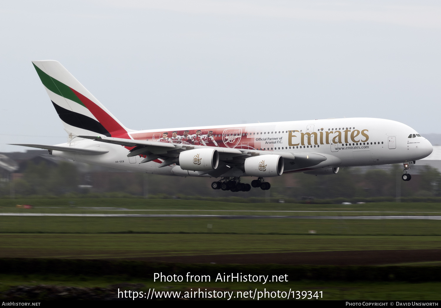 Aircraft Photo of A6-EEB | Airbus A380-861 | Emirates | AirHistory.net #139341