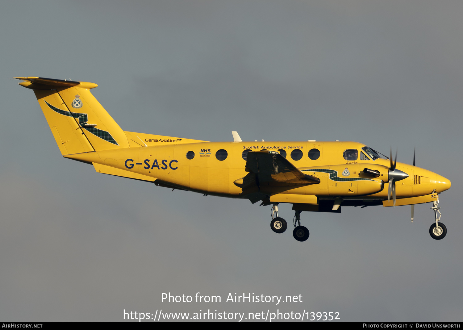 Aircraft Photo of G-SASC | Raytheon B200C King Air | Scottish Ambulance Service | AirHistory.net #139352