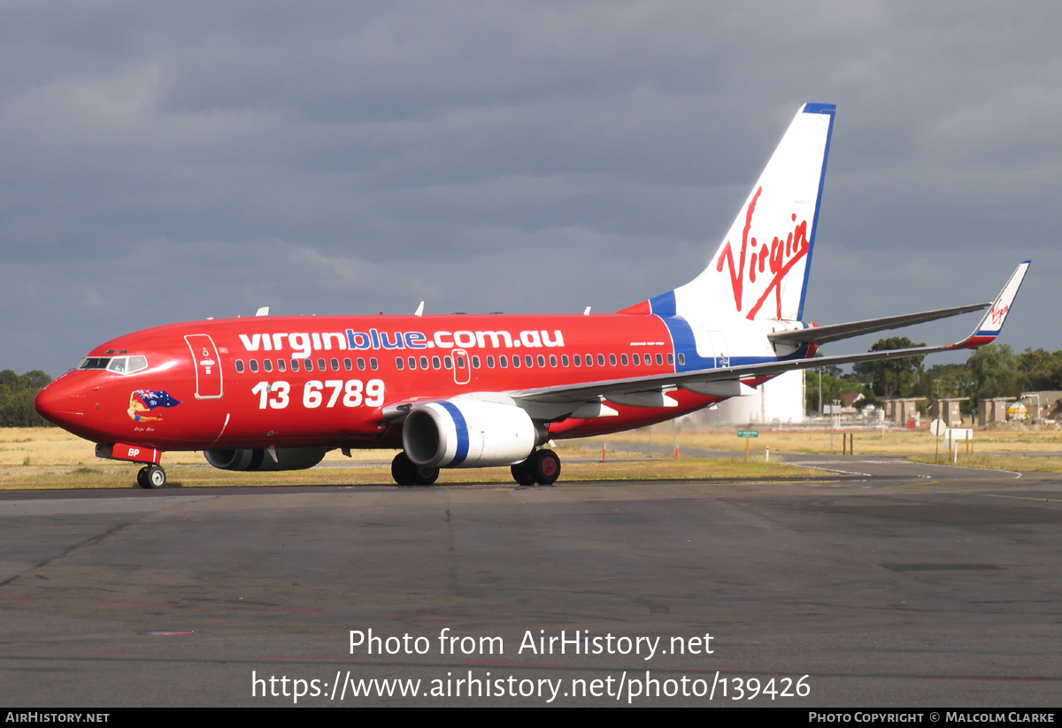 Aircraft Photo of VH-VBP | Boeing 737-76N | Virgin Blue Airlines | AirHistory.net #139426