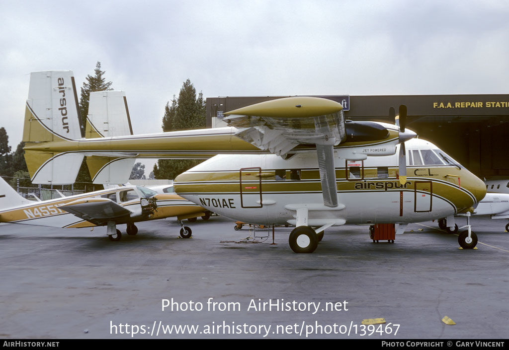 Aircraft Photo of N701AE | Israel Aircraft Industries IAI-101 Arava | Airspur | AirHistory.net #139467