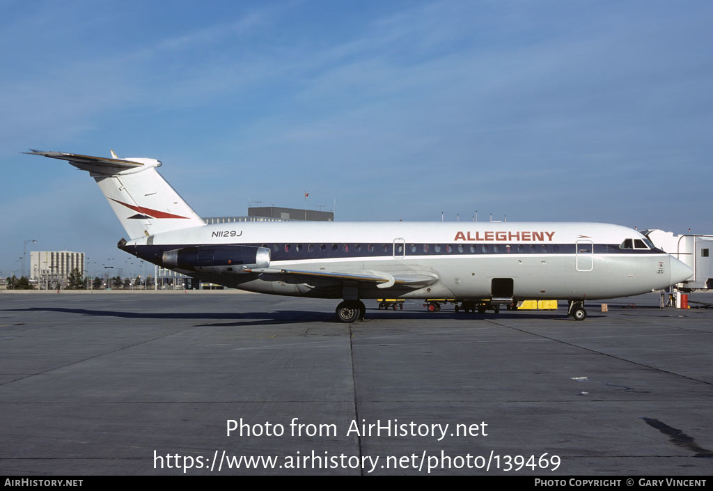 Aircraft Photo of N1129J | BAC 111-204AF One-Eleven | Allegheny Airlines | AirHistory.net #139469