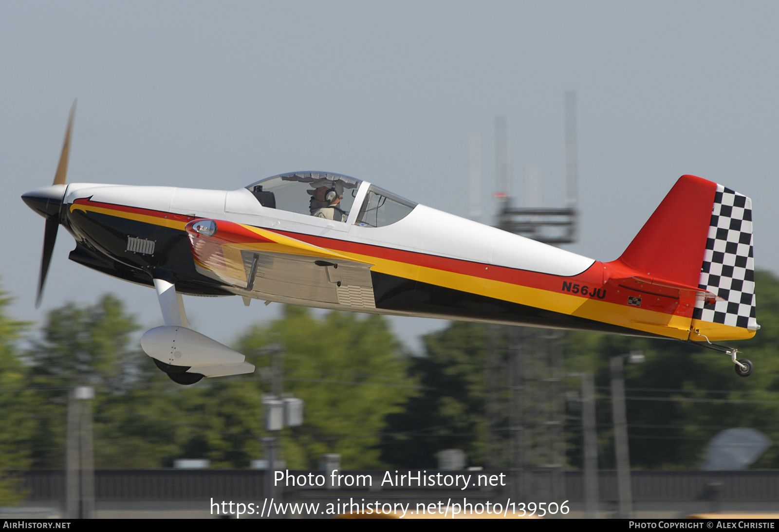 Aircraft Photo of N56JU | Van's RV-6 | AirHistory.net #139506