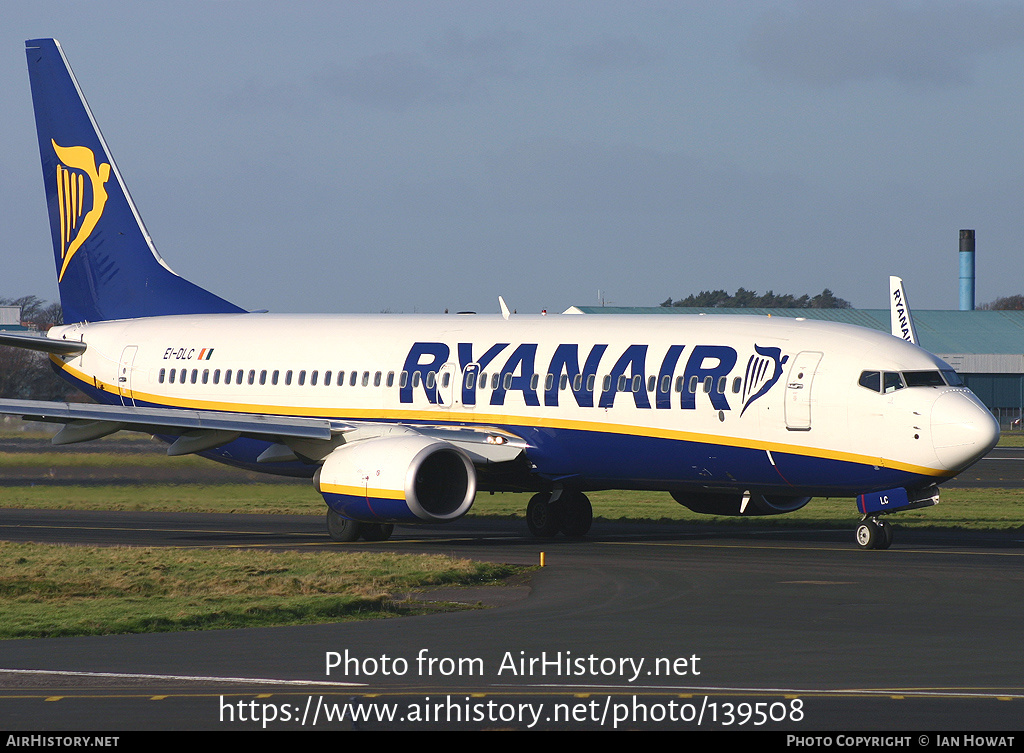 Aircraft Photo of EI-DLC | Boeing 737-8AS | Ryanair | AirHistory.net #139508