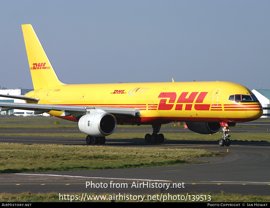 Aircraft Photo of G-BIKN | Boeing 757-236/SF | DHL International | AirHistory.net #139513