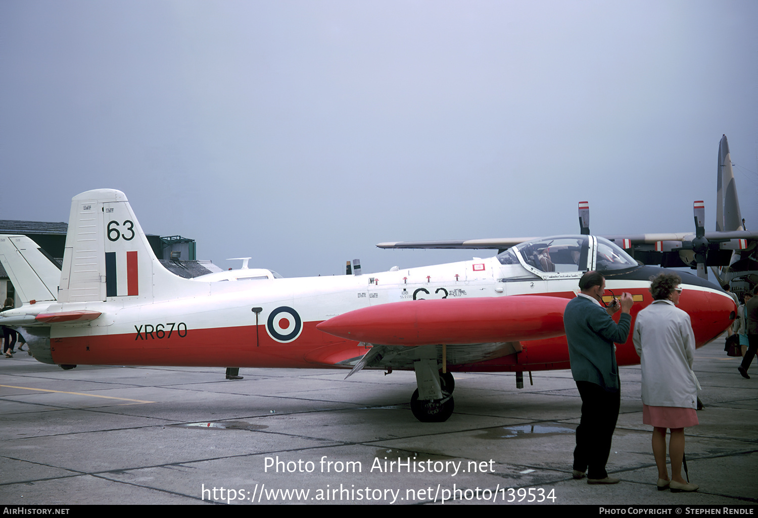 Aircraft Photo of XR670 | BAC 84 Jet Provost T4 | UK - Air Force | AirHistory.net #139534