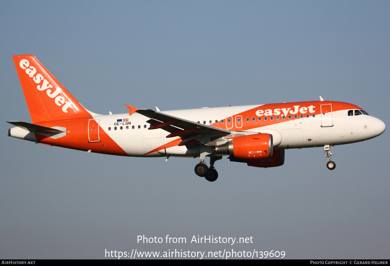 Aircraft Photo of OE-LQN | Airbus A319-111 | EasyJet | AirHistory.net #139609