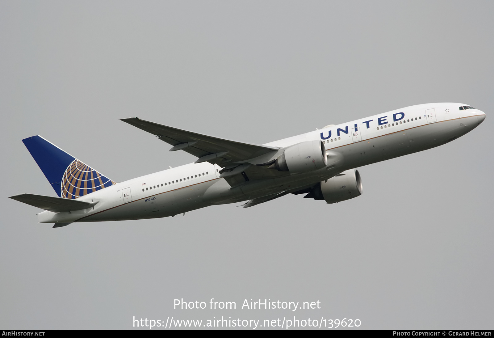 Aircraft Photo of N27015 | Boeing 777-224/ER | United Airlines | AirHistory.net #139620