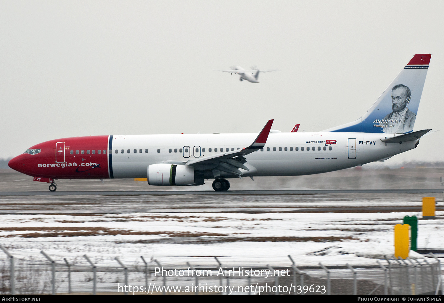 Aircraft Photo of EI-FVY | Boeing 737-800 | Norwegian | AirHistory.net #139623