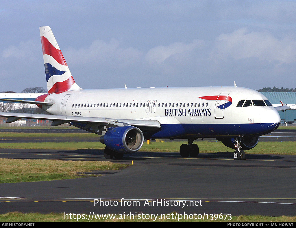 Aircraft Photo of G-BUSG | Airbus A320-211 | British Airways | AirHistory.net #139673