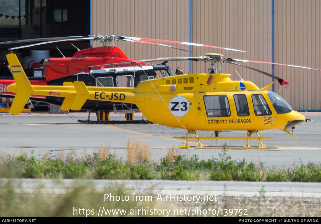 Aircraft Photo of EC-JSD | Bell 407 | Gobierno de Aragón | AirHistory.net #139752