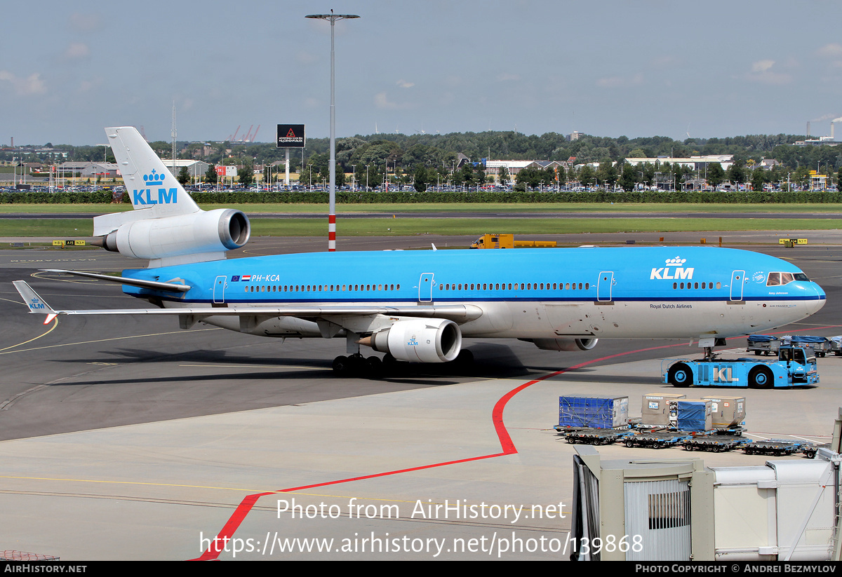 Aircraft Photo of PH-KCA | McDonnell Douglas MD-11 | KLM - Royal Dutch Airlines | AirHistory.net #139868