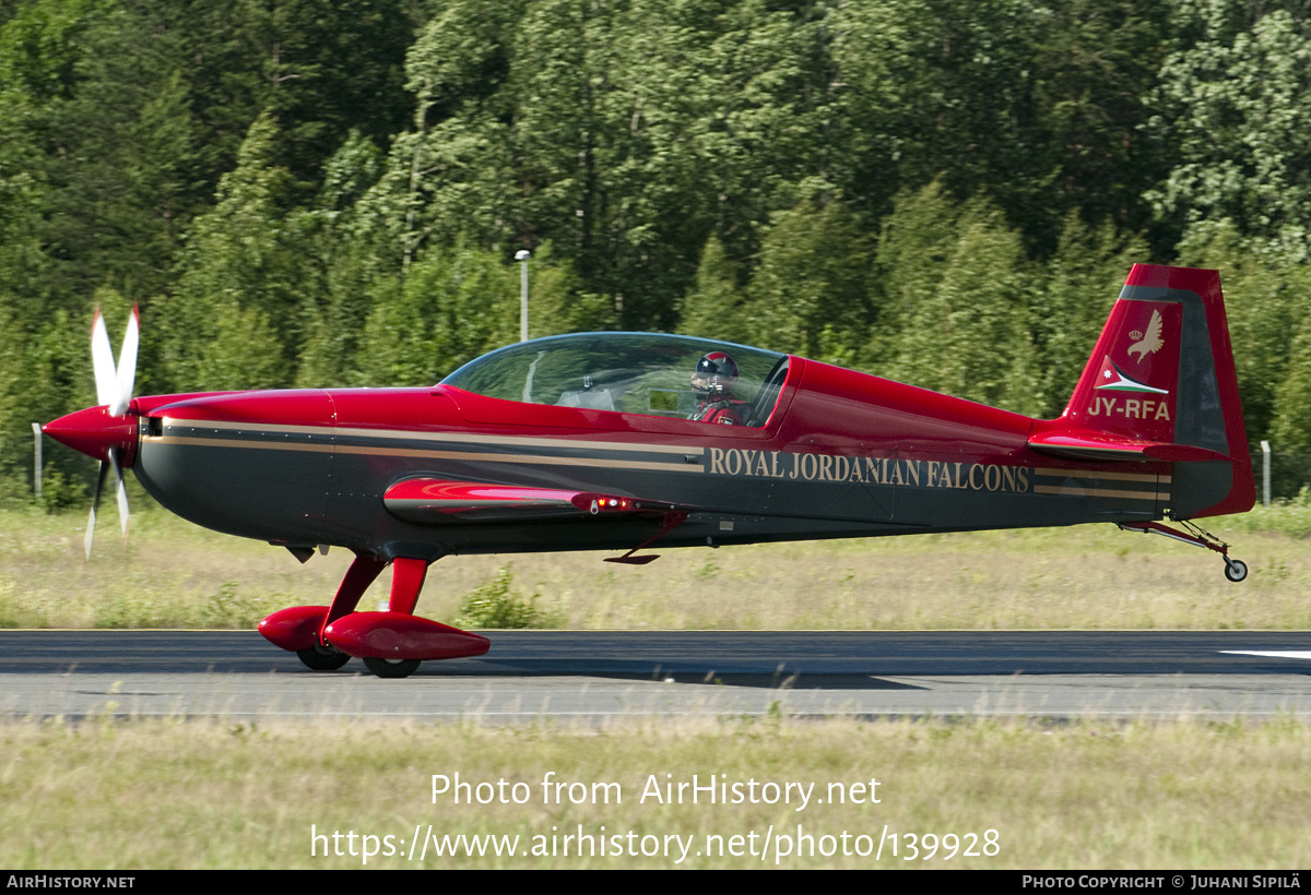 Aircraft Photo of JY-RFA | Extra EA-300L | Royal Jordanian Falcons | AirHistory.net #139928