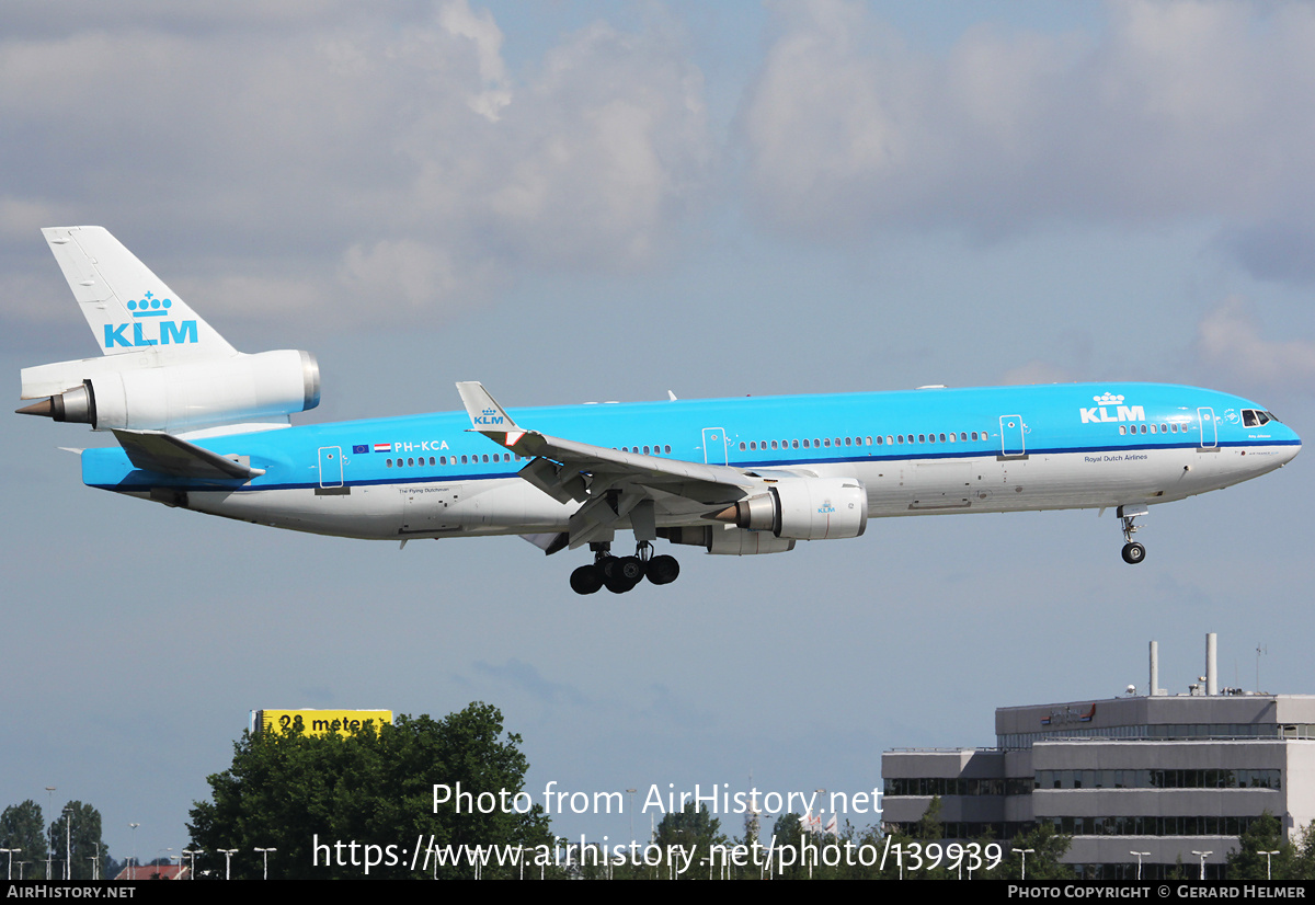 Aircraft Photo of PH-KCA | McDonnell Douglas MD-11 | KLM - Royal Dutch Airlines | AirHistory.net #139939