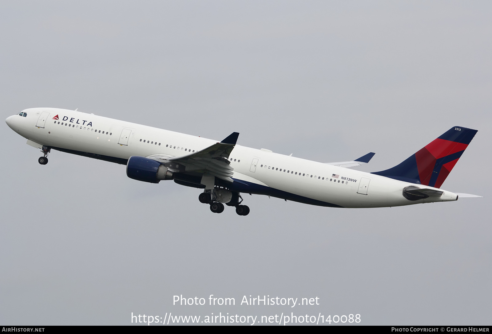 Aircraft Photo of N813NW | Airbus A330-323 | Delta Air Lines | AirHistory.net #140088