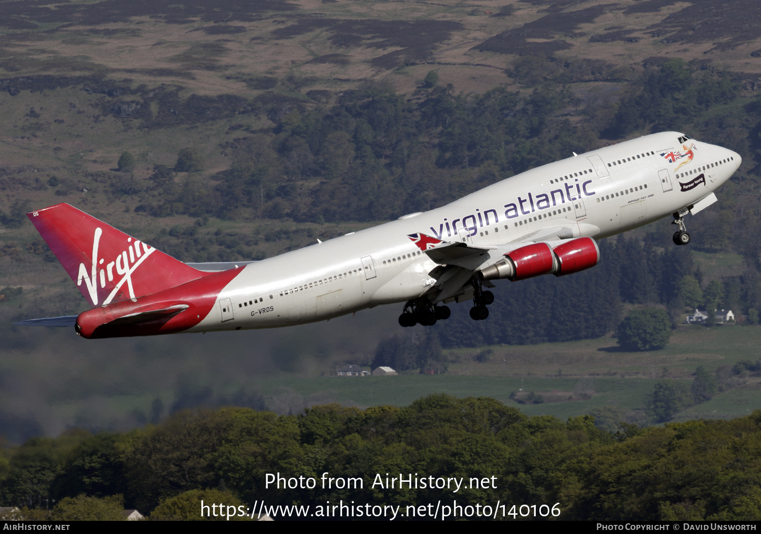 Aircraft Photo of G-VROS | Boeing 747-443 | Virgin Atlantic Airways | AirHistory.net #140106