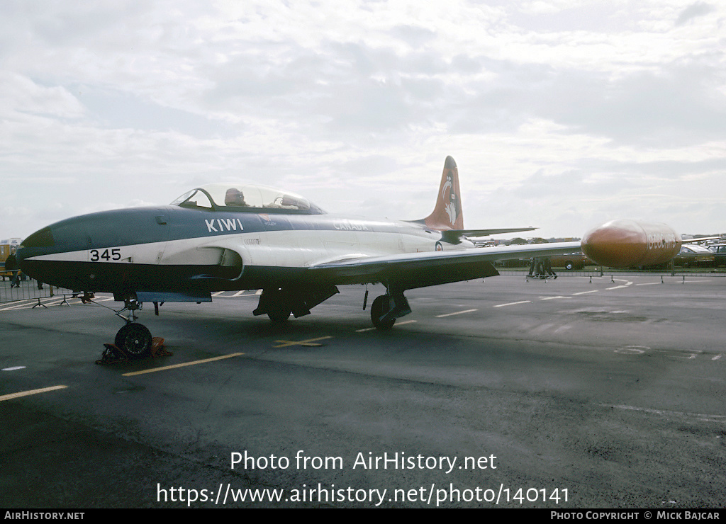 Aircraft Photo of 133345 | Canadair CT-133 Silver Star 3 | Canada - Air Force | AirHistory.net #140141