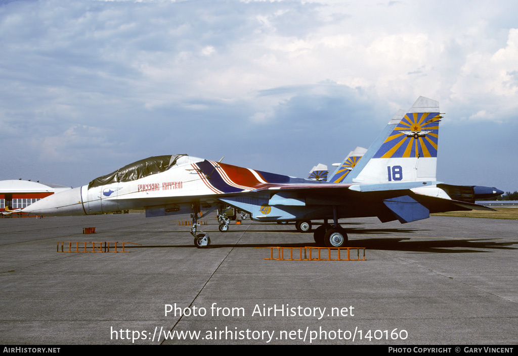 Aircraft Photo of 18 blue | Sukhoi Su-27UB | Russia - Air Force | AirHistory.net #140160