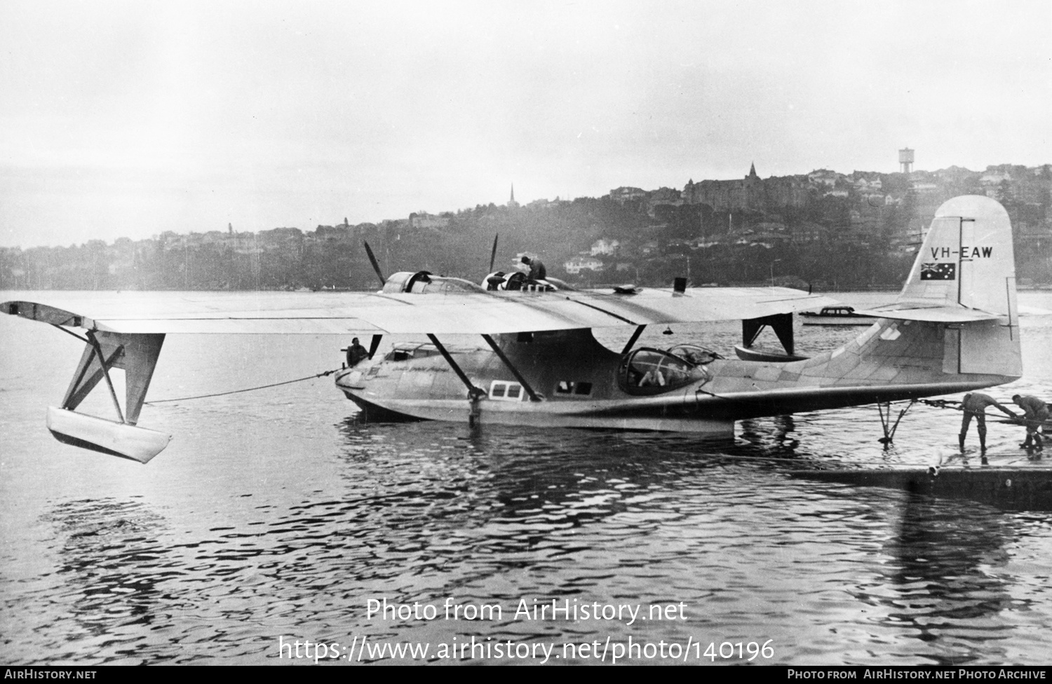 Aircraft Photo of VH-EAW | Consolidated PB2B-2 Catalina Mk.VI | Qantas Empire Airways - QEA | AirHistory.net #140196