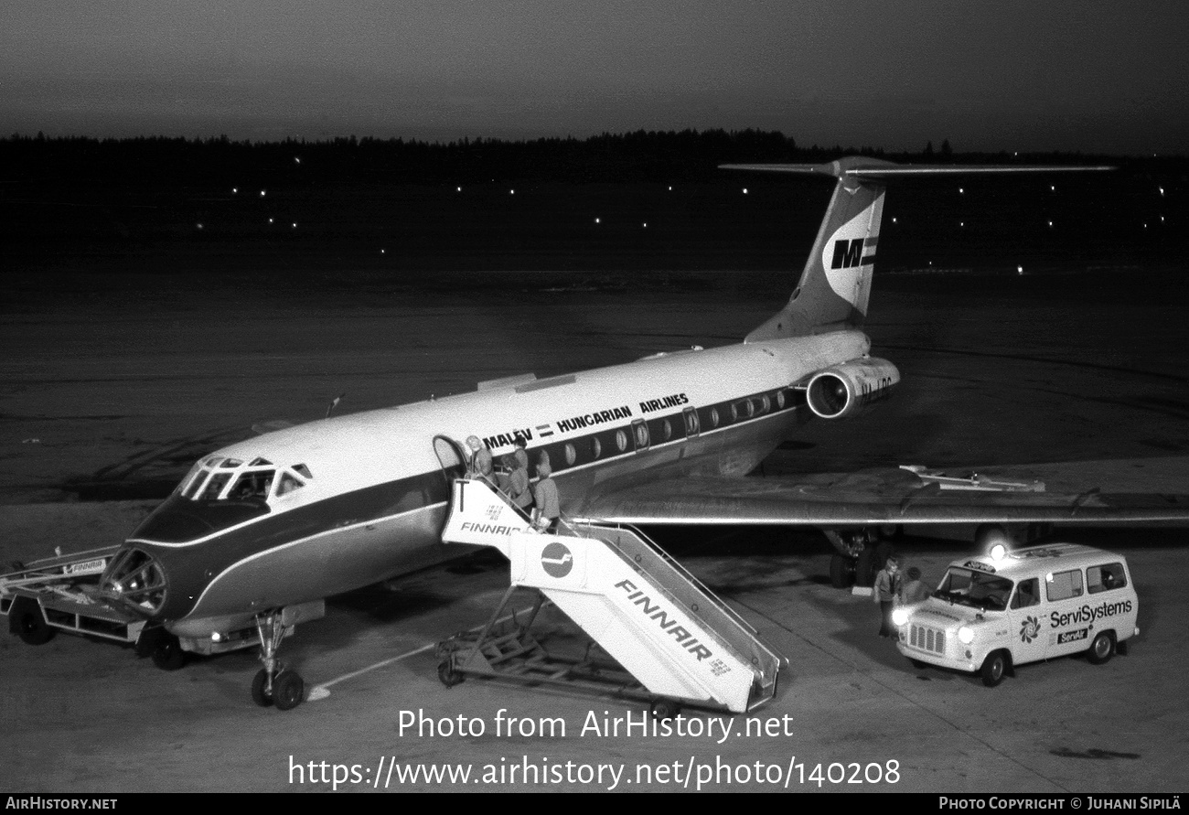 Aircraft Photo of HA-LBC | Tupolev Tu-134 | Malév - Hungarian Airlines | AirHistory.net #140208