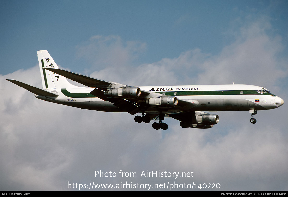 Aircraft Photo of HK-2587X | Douglas DC-8-51(F) | ARCA Colombia | AirHistory.net #140220