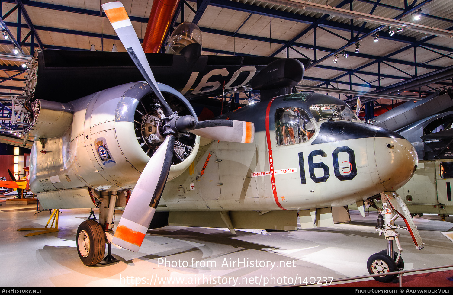 Aircraft Photo of 160 | Grumman US-2N Tracker (G-89) | Netherlands - Navy | AirHistory.net #140237