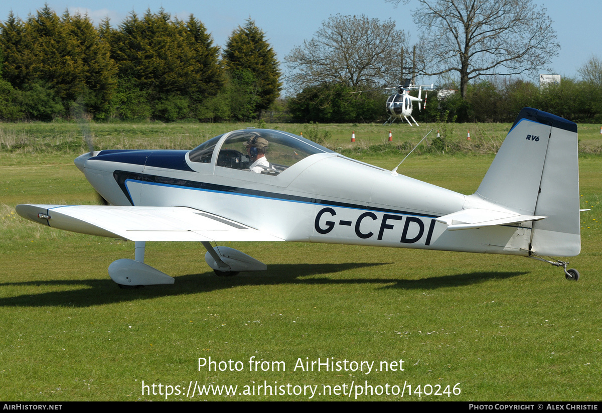 Aircraft Photo of G-CFDI | Van's RV-6 | AirHistory.net #140246