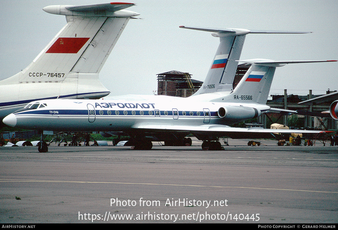 Aircraft Photo of RA-65566 | Tupolev Tu-134A | Aeroflot | AirHistory.net #140445