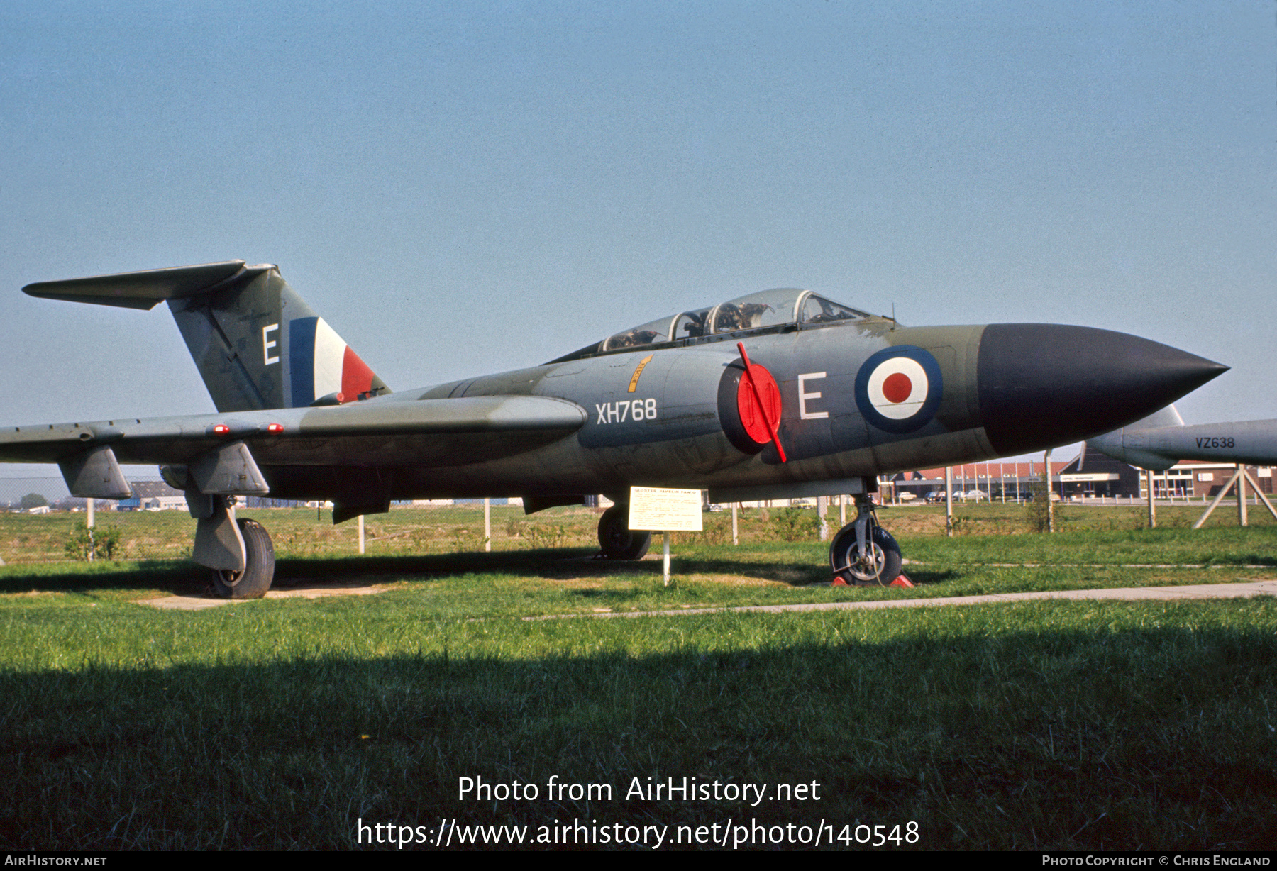 Aircraft Photo of XH768 | Gloster Javelin FAW9 | UK - Air Force | AirHistory.net #140548