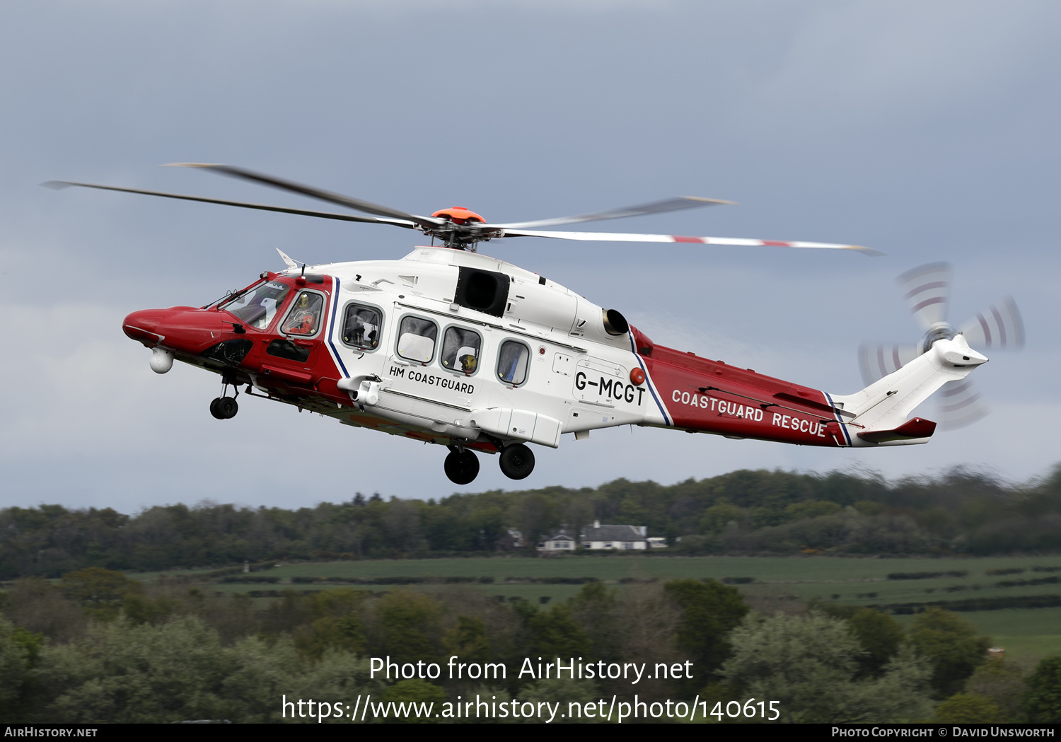 Aircraft Photo of G-MCGT | AgustaWestland AW-189 | HM Coastguard | AirHistory.net #140615