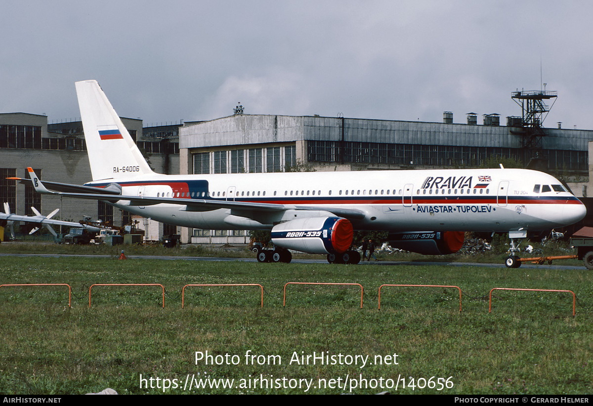 Aircraft Photo of RA-64006 | Tupolev Tu-204 | Bravia - Bryansk Air Enterprise | AirHistory.net #140656