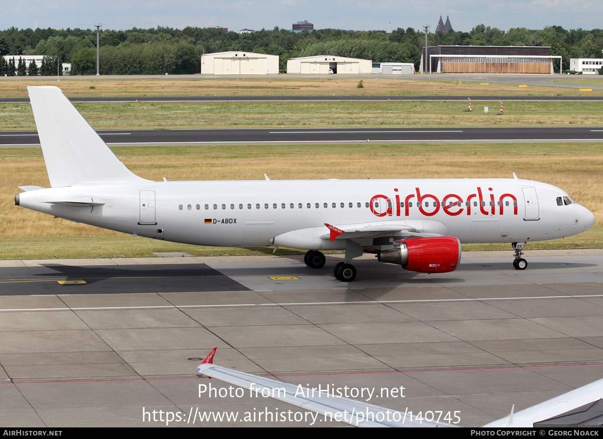 Aircraft Photo of D-ABDX | Airbus A320-214 | Air Berlin | AirHistory.net #140745