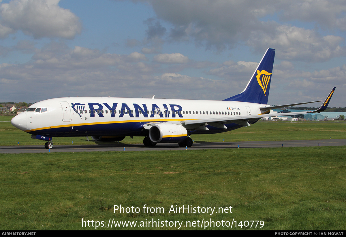 Aircraft Photo of EI-FRM | Boeing 737-8AS | Ryanair | AirHistory.net #140779