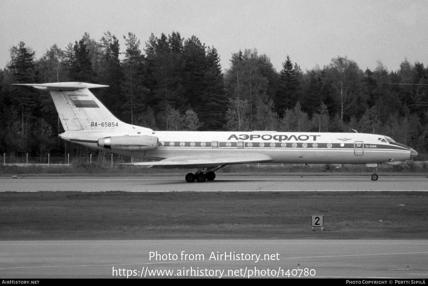 Aircraft Photo of RA-65854 | Tupolev Tu-134A-3 | Aeroflot | AirHistory.net #140780