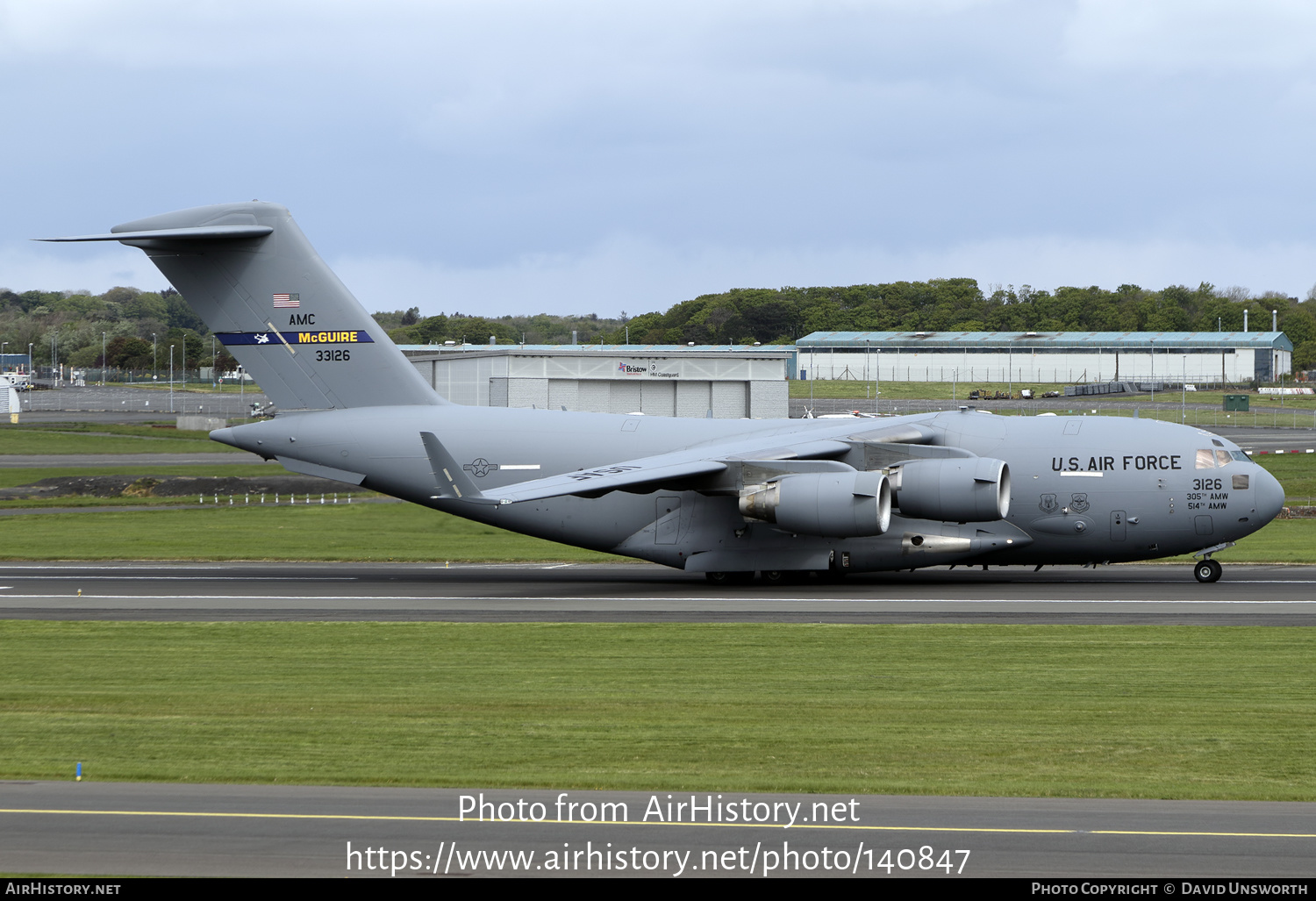 Aircraft Photo of 03-3126 / 33126 | Boeing C-17A Globemaster III | USA - Air Force | AirHistory.net #140847