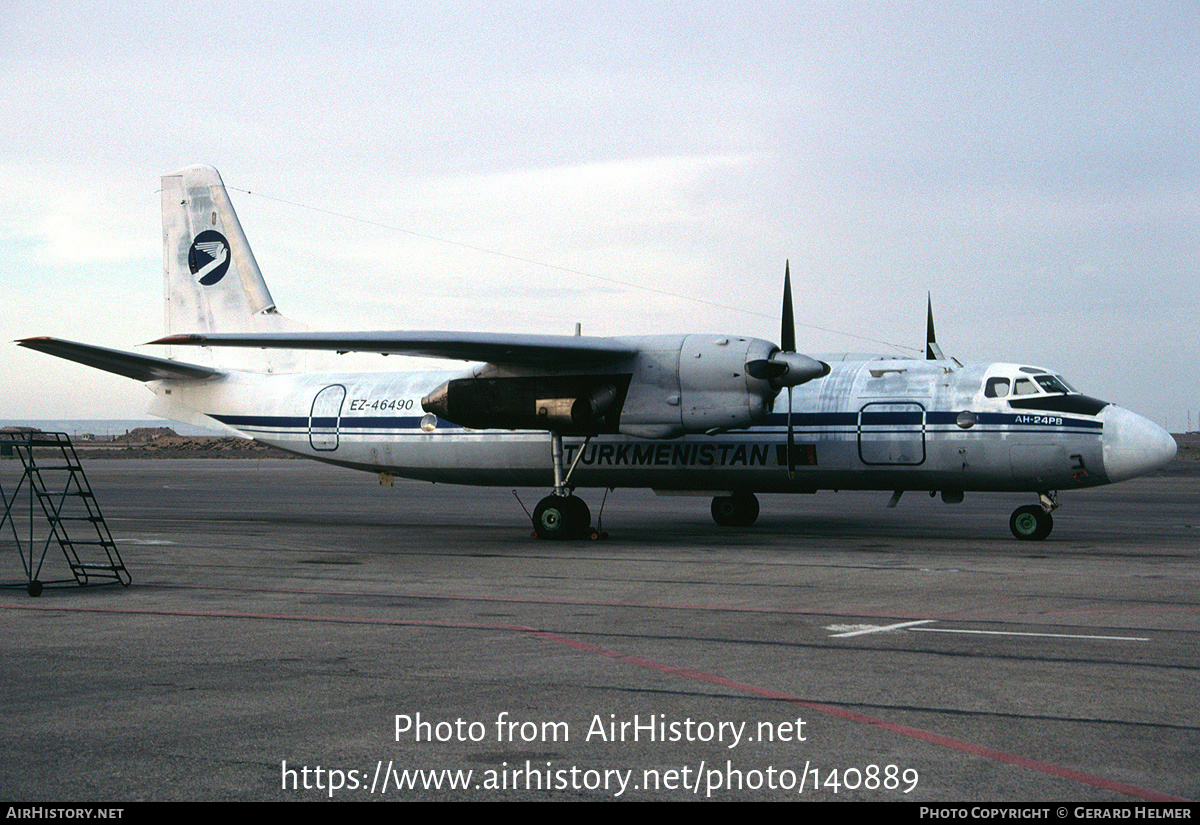 Aircraft Photo of EZ-46490 | Antonov An-24RV | Turkmenistan Airlines | AirHistory.net #140889