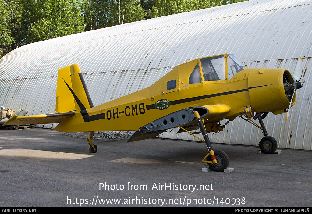 Aircraft Photo of OH-CMB | Zlin Z-37 Cmelak | Perusyhtyma | AirHistory.net #140938