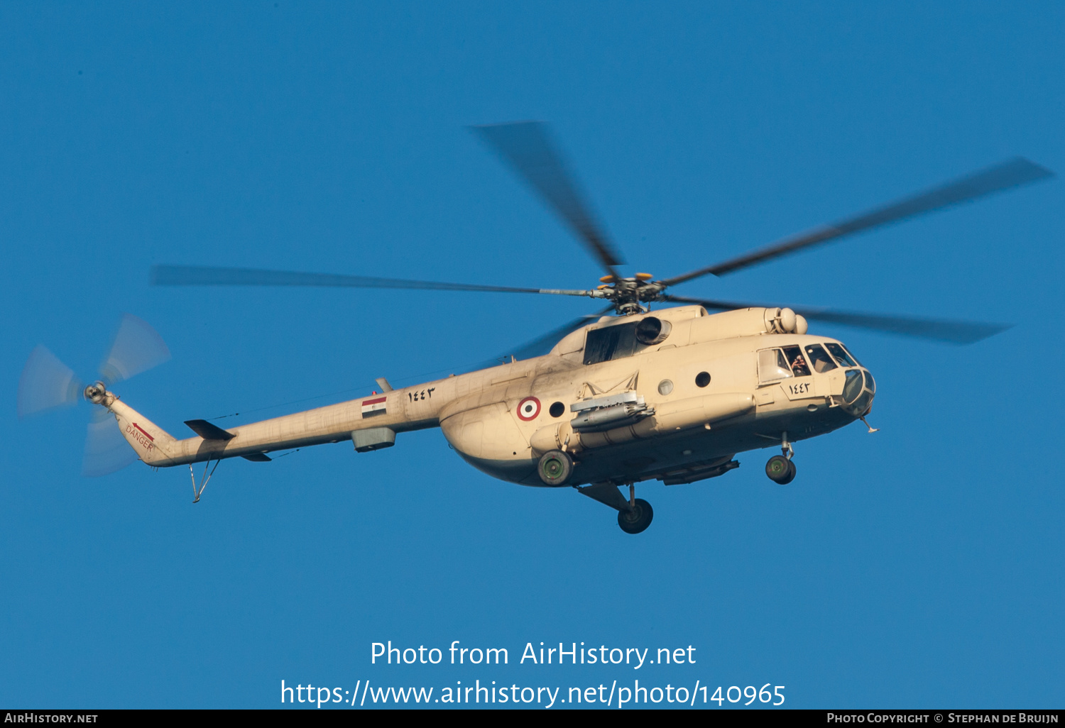 Aircraft Photo of 1443 / ۱٤٤۳ | Mil Mi-8T | Egypt - Air Force | AirHistory.net #140965