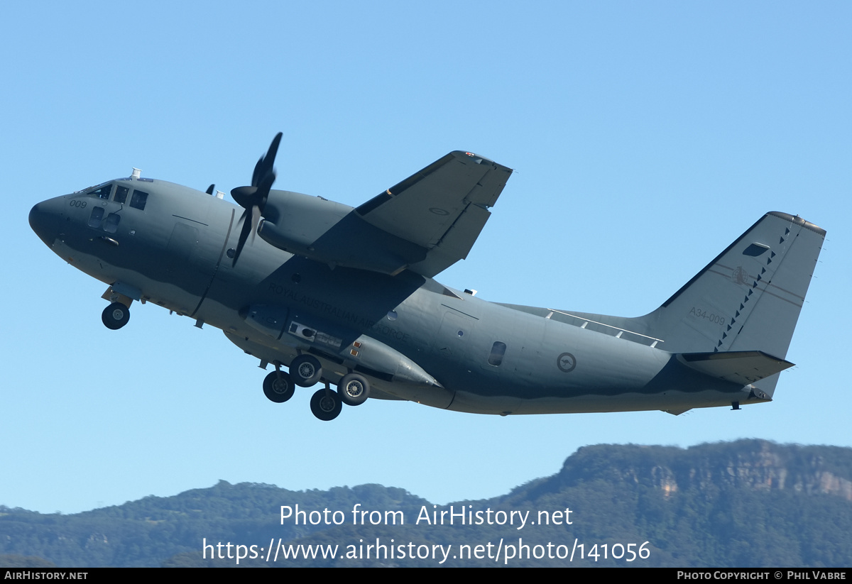 Aircraft Photo of A34-009 | Alenia C-27J Spartan | Australia - Air Force | AirHistory.net #141056