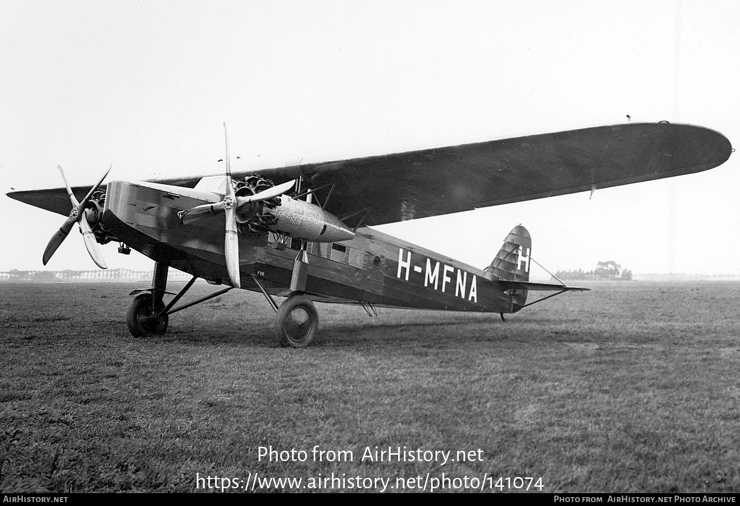 Aircraft Photo of H-MFNA | Fokker F.VIIIb | AirHistory.net #141074