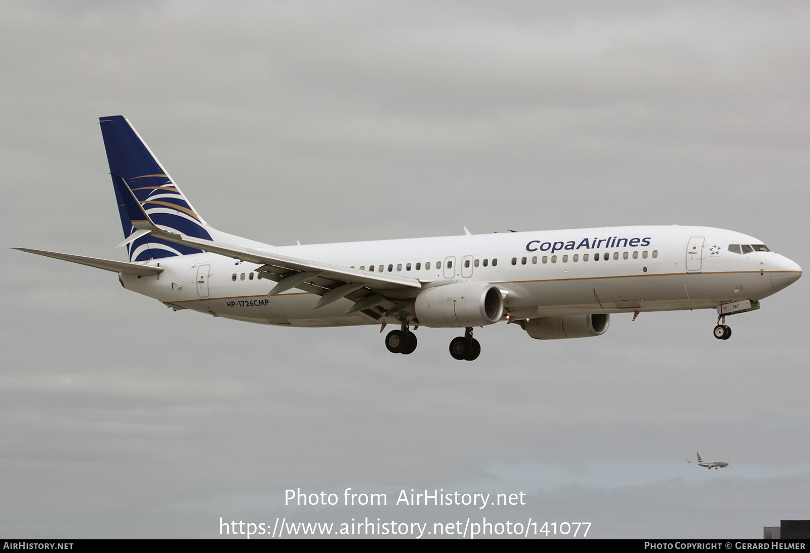 Aircraft Photo of HP-1726CMP | Boeing 737-86N | Copa Airlines | AirHistory.net #141077