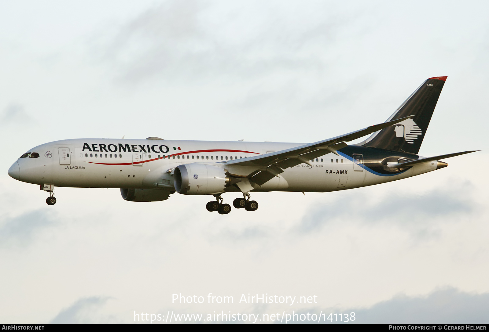 Aircraft Photo of XA-AMX | Boeing 787-8 Dreamliner | AeroMéxico | AirHistory.net #141138