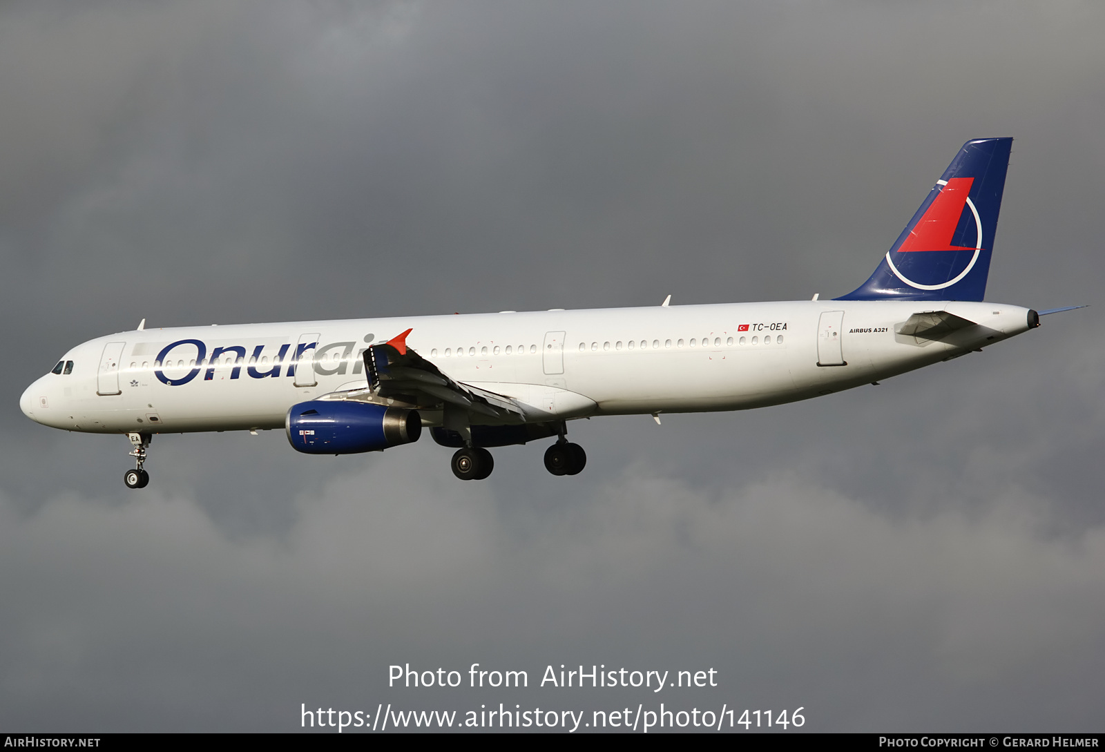 Aircraft Photo of TC-OEA | Airbus A321-231 | Onur Air | AirHistory.net #141146