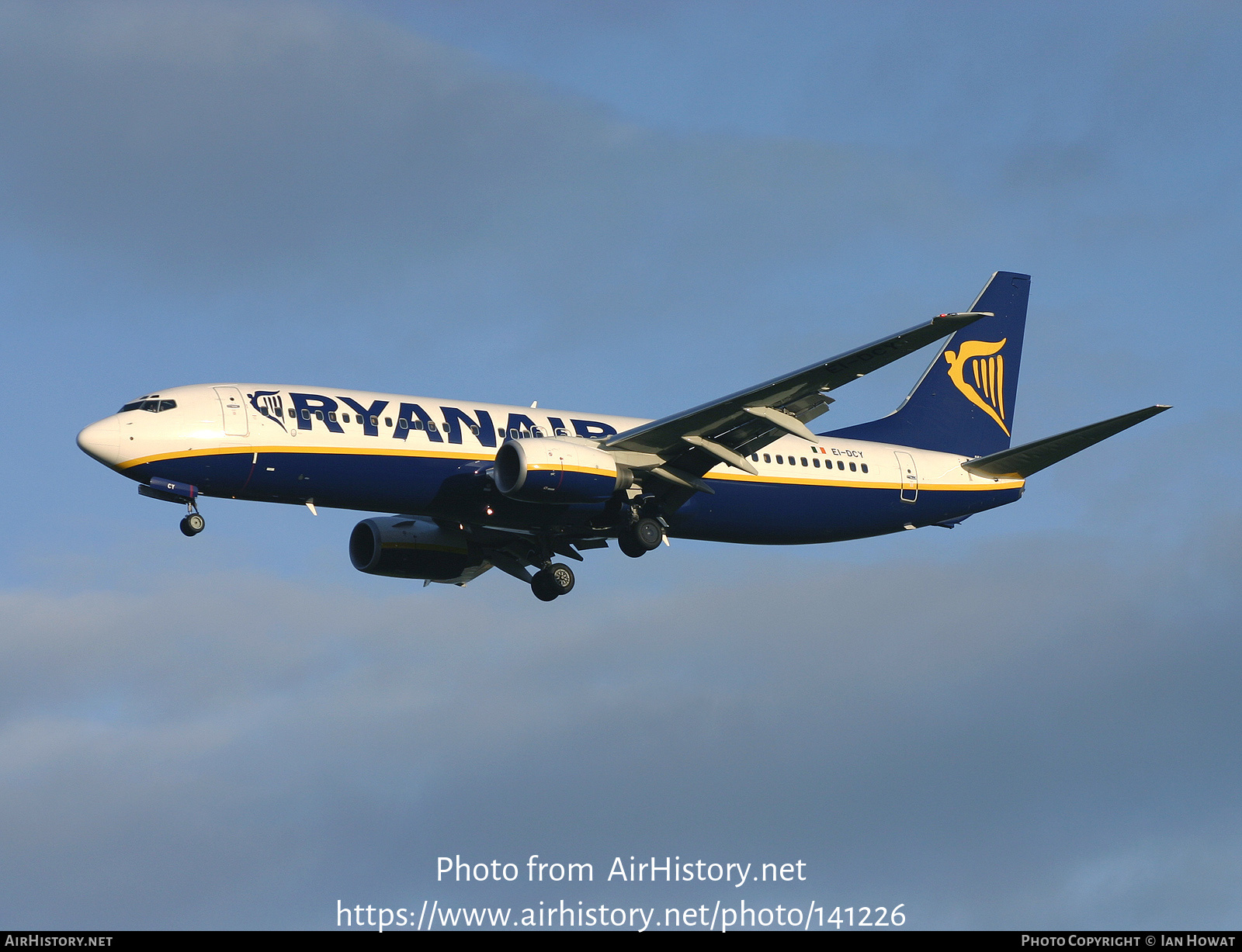 Aircraft Photo of EI-DCY | Boeing 737-8AS | Ryanair | AirHistory.net #141226