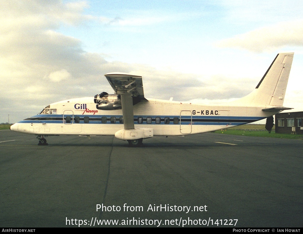 Aircraft Photo of G-KBAC | Short 360-300 | Gill Airways | AirHistory.net #141227